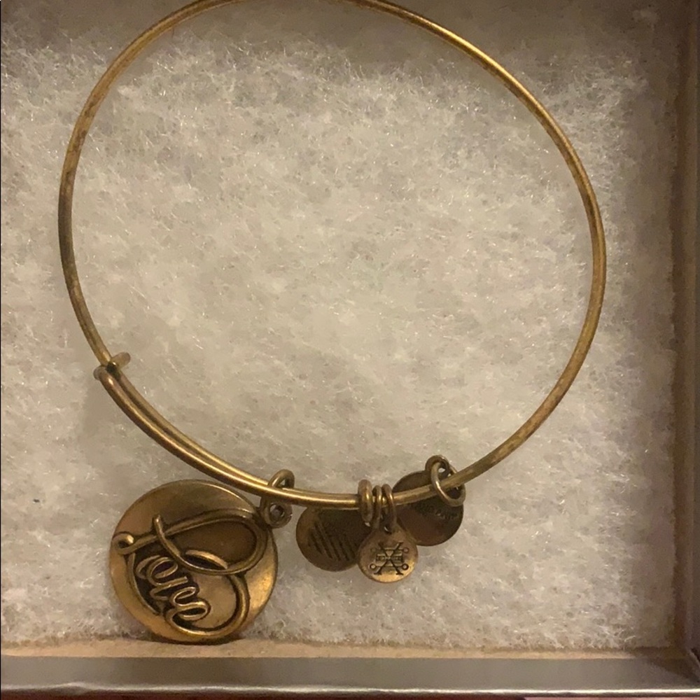 Alex and ani bracelet love💜